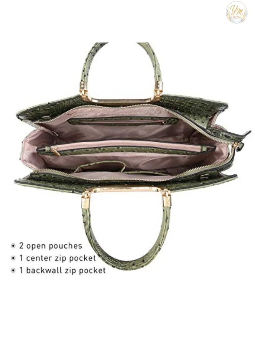 Purse Satchel with Matching Wallet